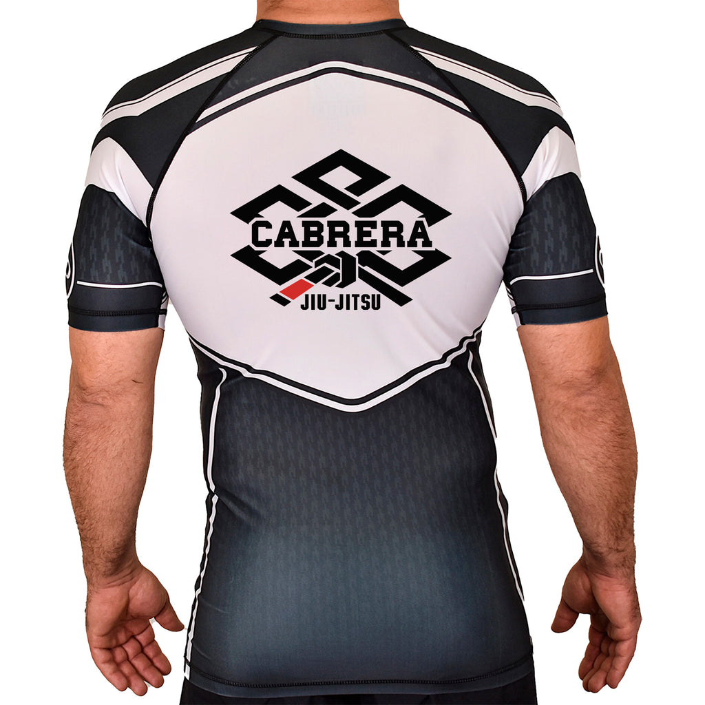 Capitol Martial Arts Academy Rash Guards Black/White #8256 A