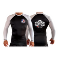 Capitol Martial Arts All Black Ranked Long Sleeve Rash Guards #8256 A