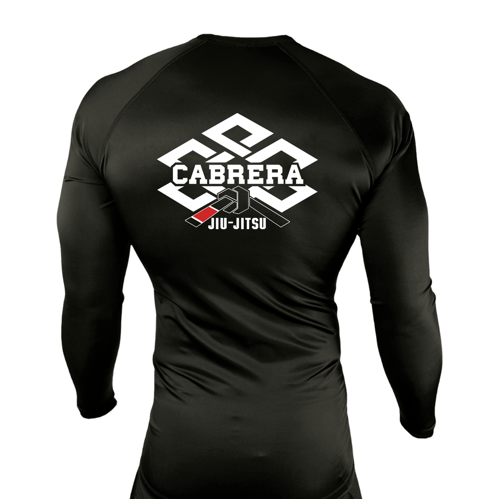 Capitol Martial Arts All Black Custom Rash Guards Long Sleeves #8256 A