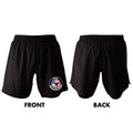 Capitol Martial Arts All Black Custom Shorts 2.0 #8256 A