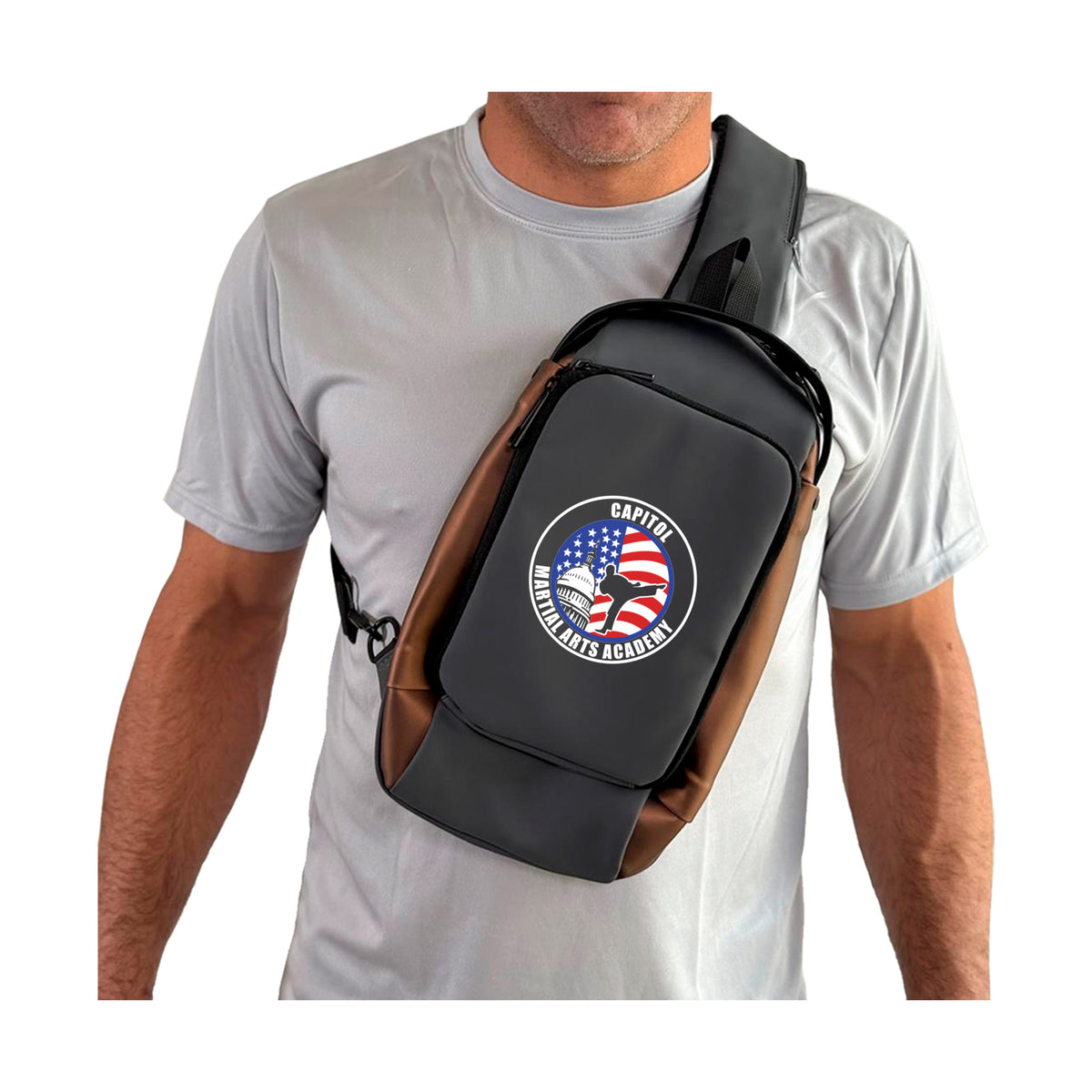 Capitol Martial Arts Academy Crossbody Bags #8256 A