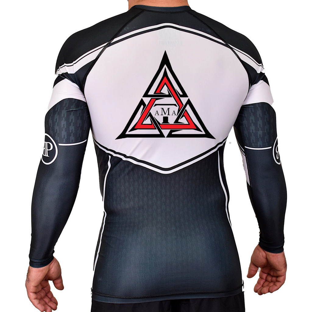 Tooele Martial Arts Academy Rash Guards Black/White #8261 A