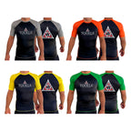 Tooele Martial Arts All Black Ranked Short Sleeve Rash Guards #8261 A