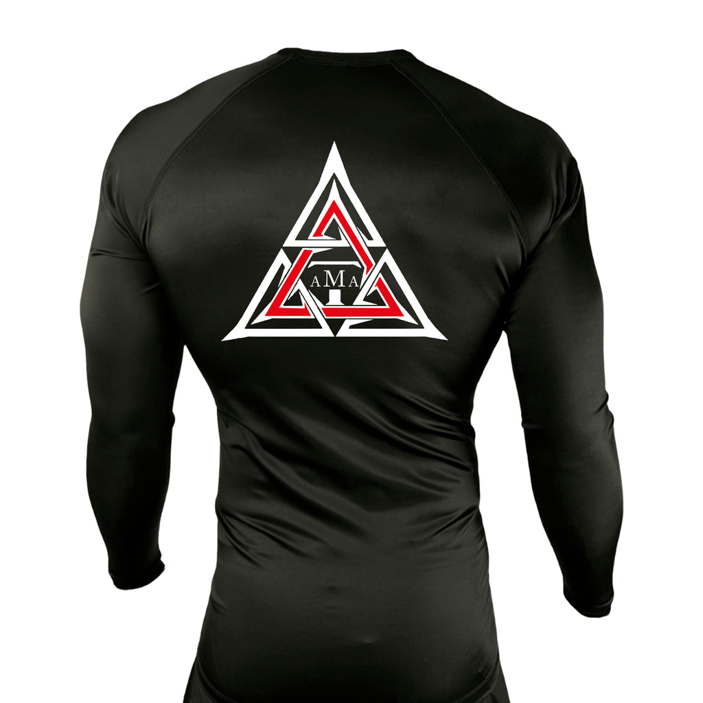 Tooele Martial Arts All Black Rash Guards Long Sleeves #8261 A