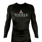 Tooele Martial Arts All Black Rash Guards Long Sleeves #8261 A