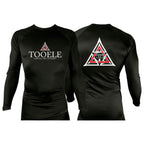 Tooele Martial Arts All Black Rash Guards Long Sleeves #8261 A