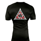 Tooele Martial Arts All Black Rash Guards Short Sleeves #8261 A