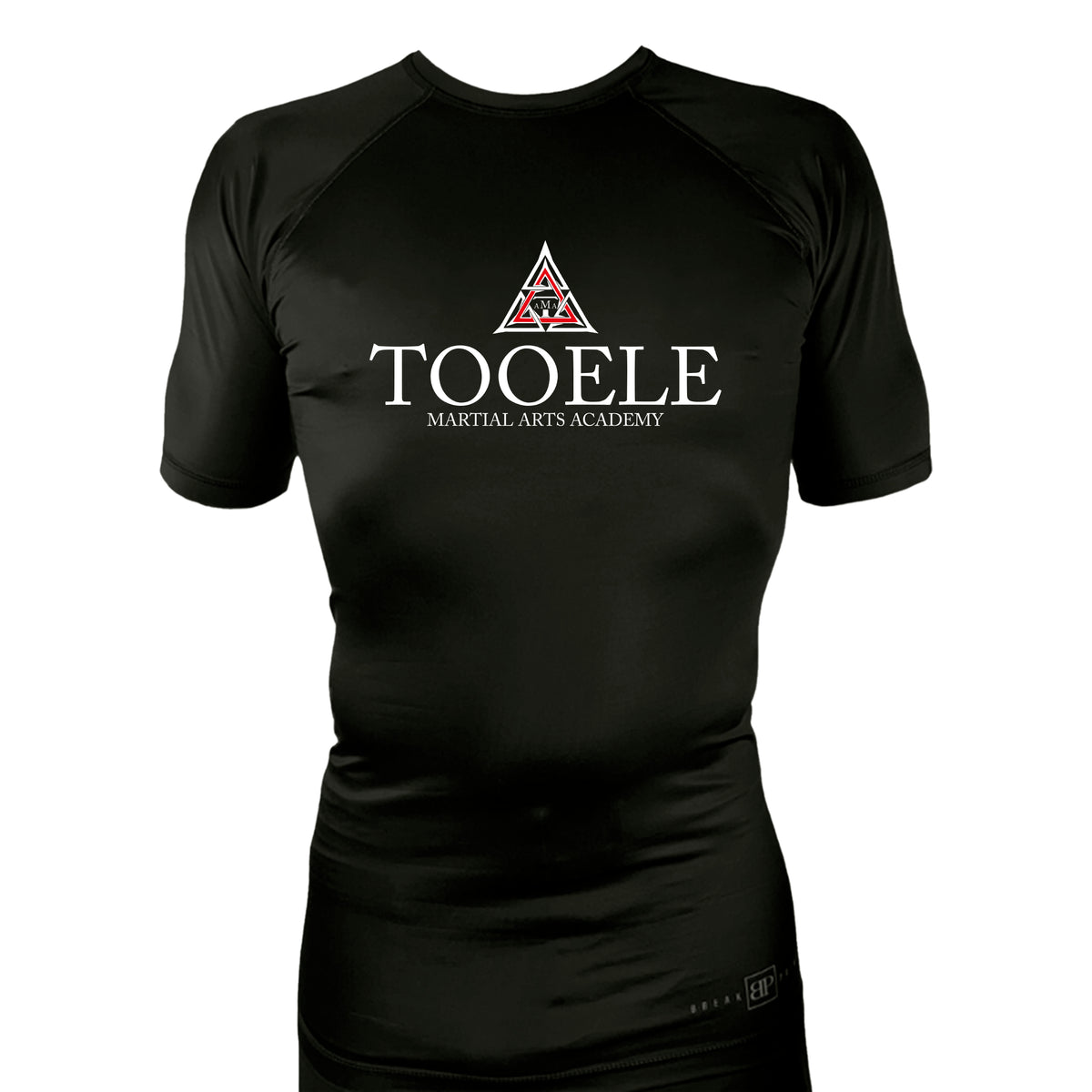 Tooele Martial Arts All Black Rash Guards Short Sleeves #8261 A