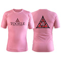 Tooele Martial Arts Pink Custom Rash Guards Short Sleeve #8261 A