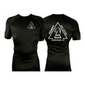 Adapt Jiu-Jitsu All Black Rash Guards Short Sleeves #8262 A