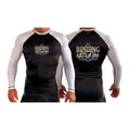 Binding Arts Jiu Jitsu All Black Ranked Long Sleeve Rash Guards #8263 A