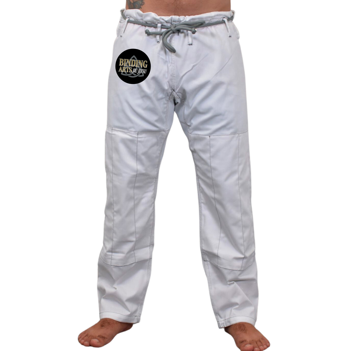 Binding Arts Jiu Jitsu Academy Kids Gi - White #1081 B