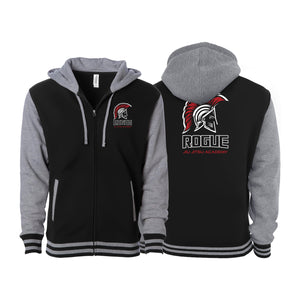 Rogue Jiu Jitsu Academy Varsity Zip-Up Hoodies #8265 A