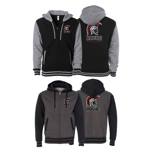 Rogue Jiu Jitsu Academy Varsity Zip-Up Hoodies #8265 A