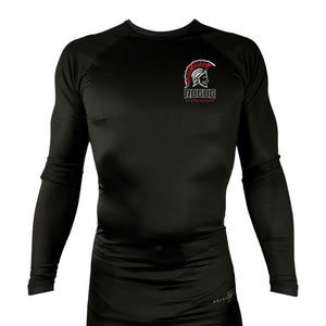 Rogue Jiu Jitsu Academy All Black Rash Guards Long Sleeves #8265 B