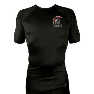 Rogue Jiu Jitsu Academy All Black Rash Guards Short Sleeves #8265 B