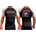 Rogue Jiu Jitsu Academy All Black Ranked Short Sleeve Rash Guards #8265 C
