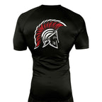 Rogue Jiu Jitsu Academy All Black Rash Guards Short Sleeves #8265 C