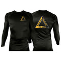 Spring Hill Jiu Jitsu All Black Rash Guards Long Sleeves #8267 A