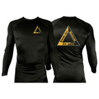 Spring Hill Jiu Jitsu All Black Rash Guards Long Sleeves #8267 A