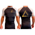 Spring Hill Jiu Jitsu All Black Ranked Short Sleeve Rash Guards #8267 A