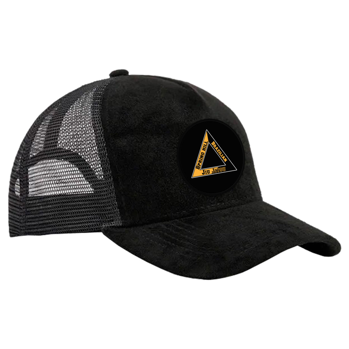 Spring Hill Jiu Jitsu Suede Trucker Hat #8267 A