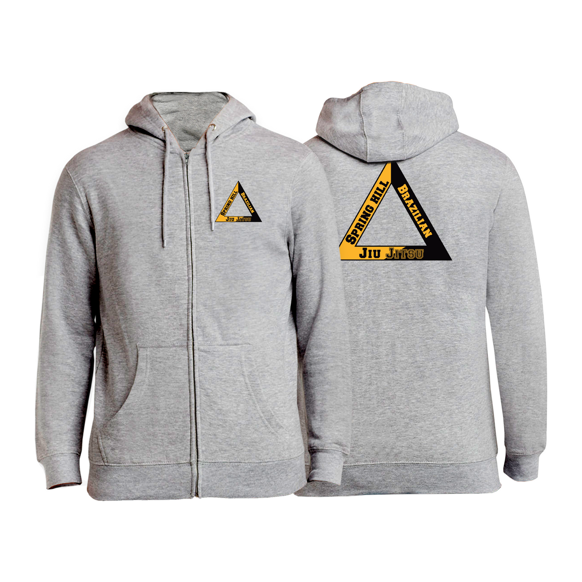 Spring Hill Jiu Jitsu Zip-Up Hoodies #8267 A