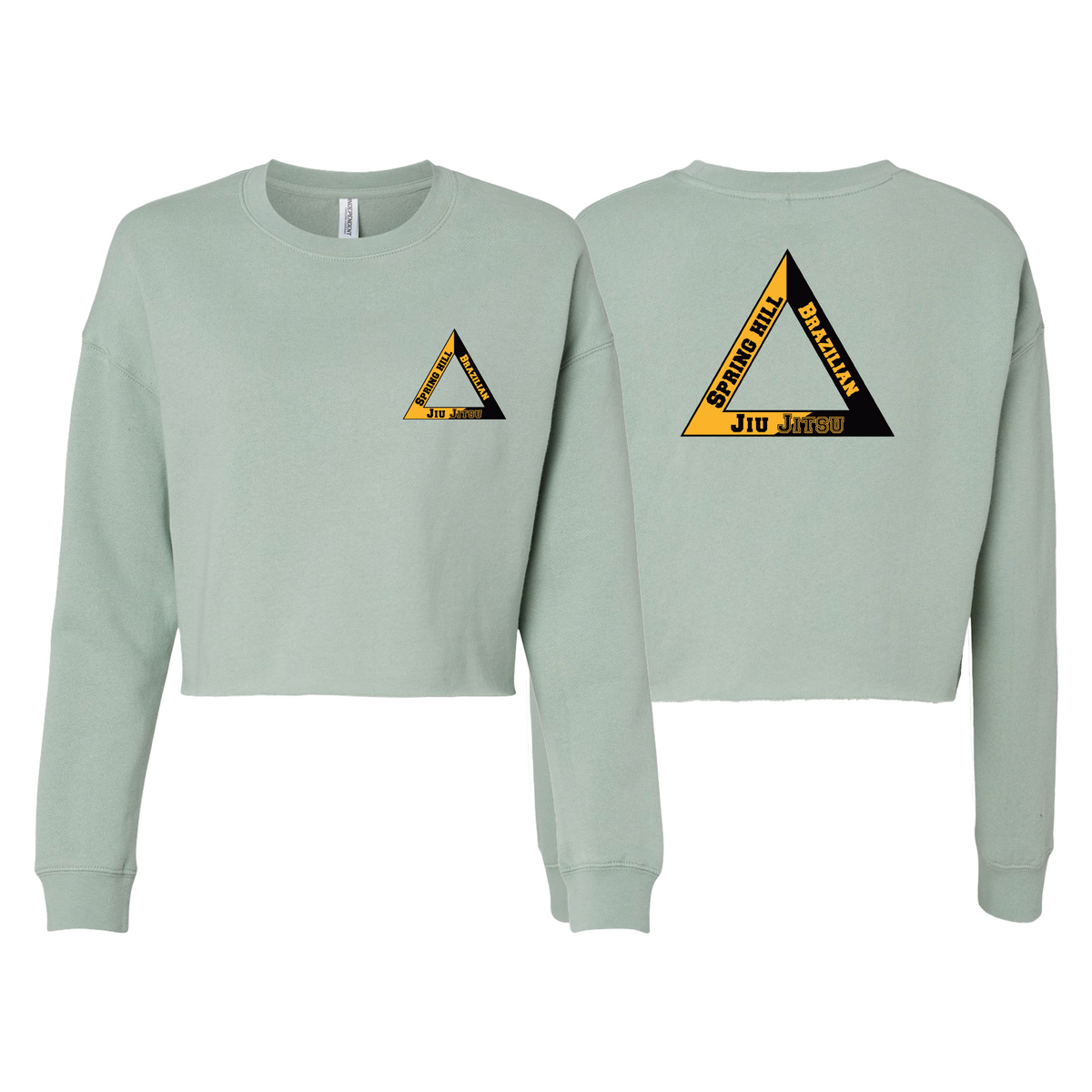 Spring Hill Jiu Jitsu Women's Cropped Crewneck Sweatshirt #8267 A