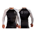 GTJJ All Black Ranked Long Sleeve Rash Guards #8268 A
