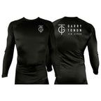 GTJJ All Black Rash Guards Long Sleeves #8268 A