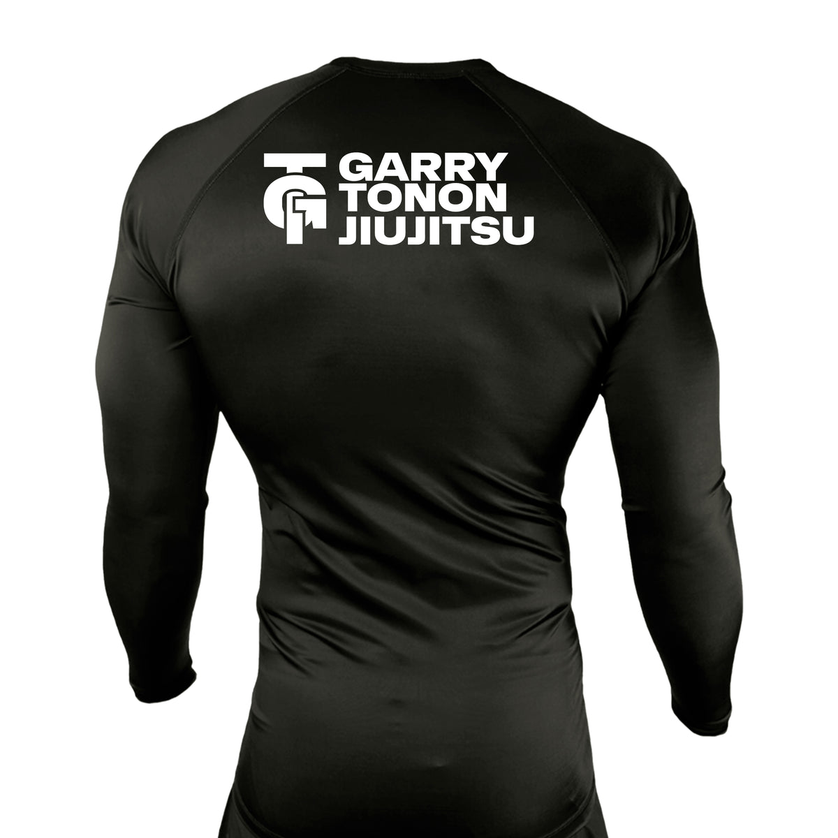 GTJJ All Black Rash Guards Long Sleeves #8268 D