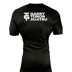 GTJJ All Black Rash Guards Short Sleeves #8268 D