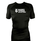 GTJJ All Black Rash Guards Short Sleeves #8268 D