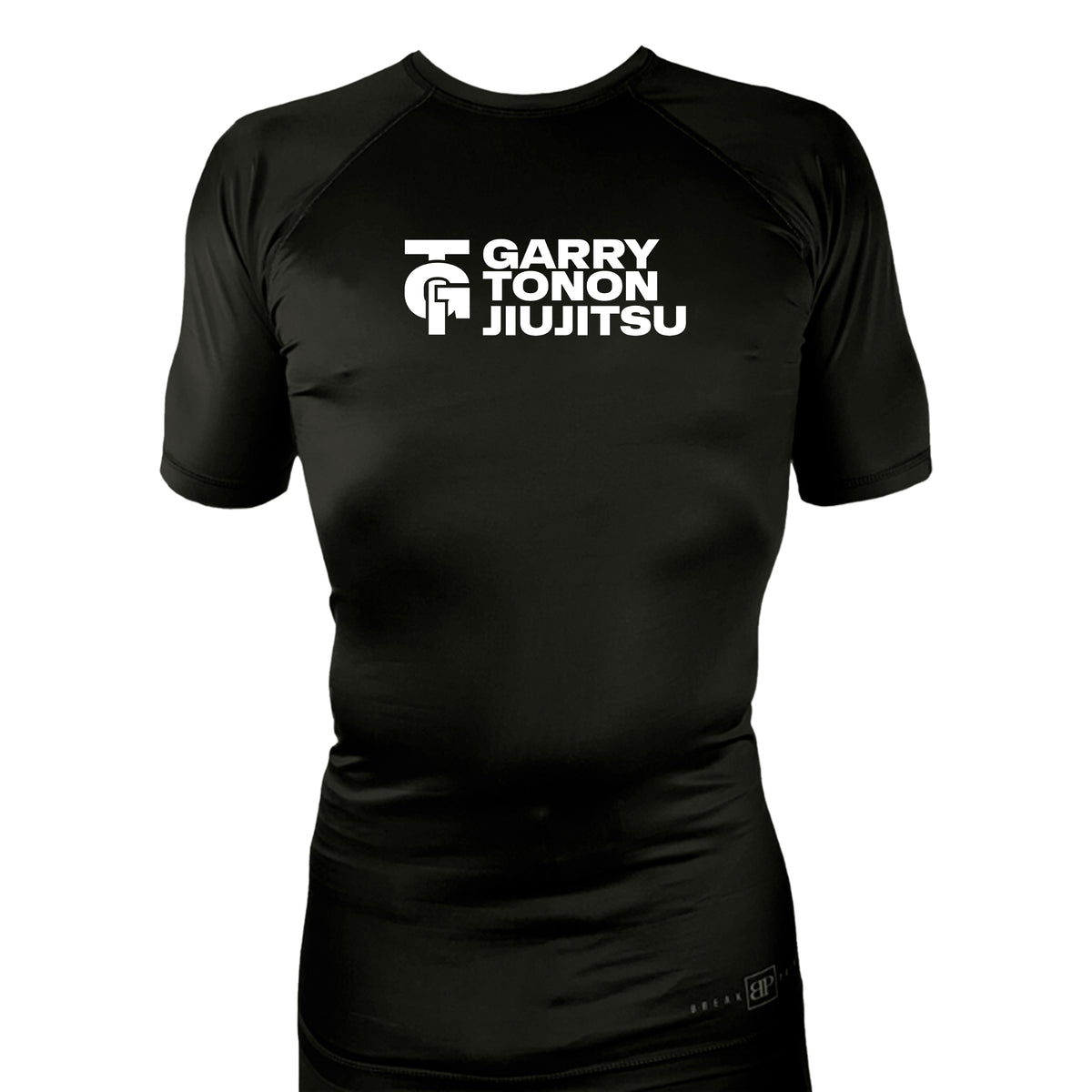 GTJJ All Black Rash Guards Short Sleeves #8268 D