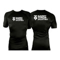 GTJJ All Black Rash Guards Short Sleeves #8268 D