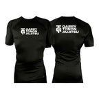 GTJJ All Black Rash Guards Short Sleeves #8268 D