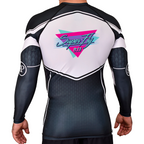 SuperFly BJJ Academy Rash Guards Black/White #8269 A