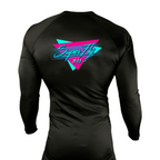 SuperFly BJJ All Black Rash Guards Long Sleeves #8269 A