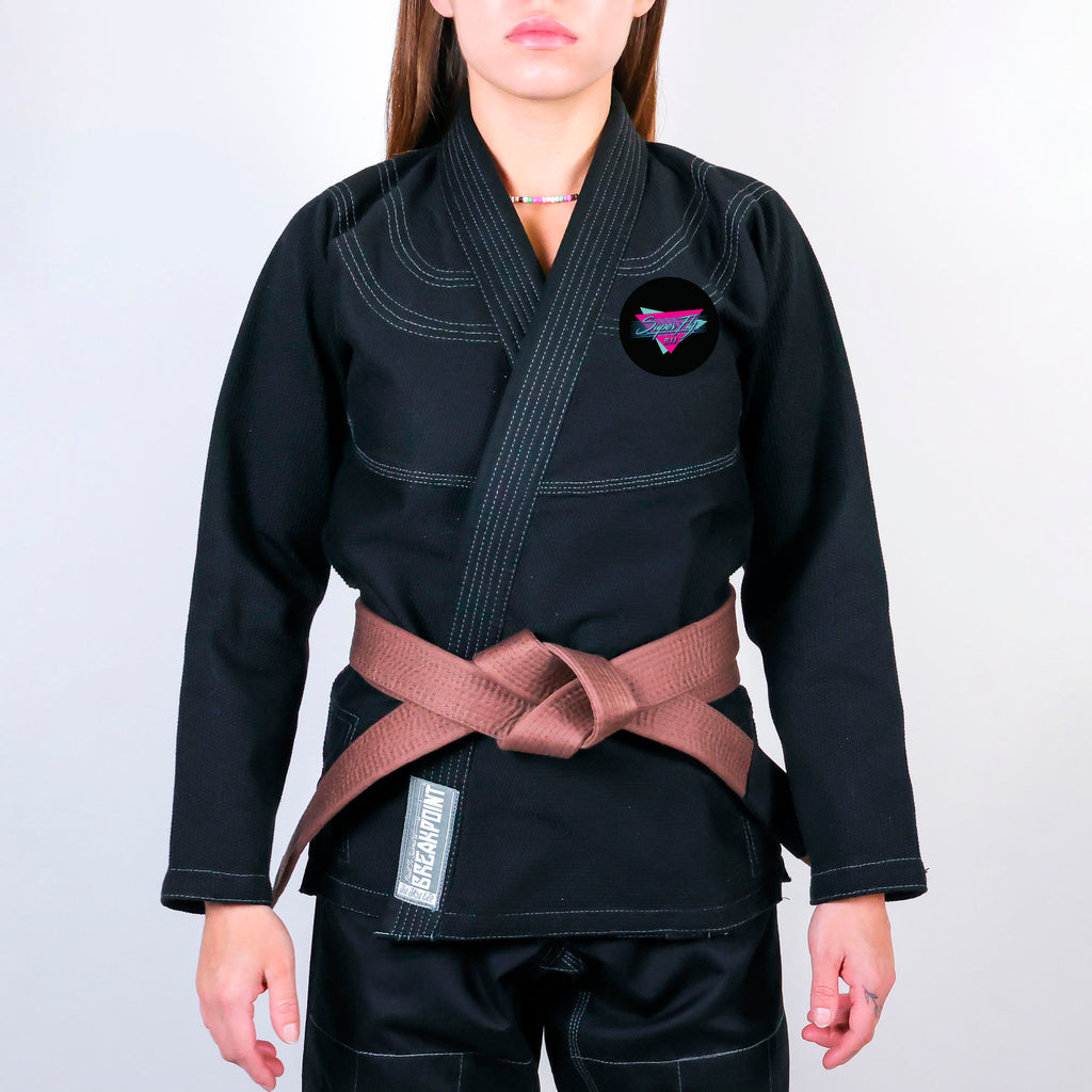 SuperFly BJJ Academy Women's Gi - Black #1900 A