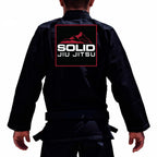 Solid Jiu Jitsu Academy Kids Gi - Black #1887 A