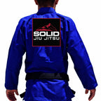 Solid Jiu Jitsu Academy Kids Gi - Blue #1887 A