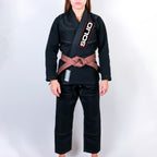 Solid Jiu Jitsu Academy Women's Gi - Black #1887 A