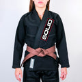 Solid Jiu Jitsu Academy Women's Gi - Black #1887 A