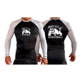 Rocket City Revolution BJJ All Black Ranked Long Sleeve Rash Guards #8274