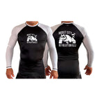 Rocket City Revolution BJJ All Black Ranked Long Sleeve Rash Guards #8274