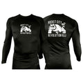 Rocket City Revolution BJJ All Black Custom Rash Guards Long Sleeves #8274
