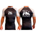 Rocket City Revolution BJJ All Black Ranked Short Sleeve Rash Guards #8274