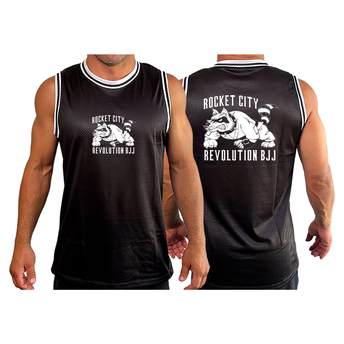 Rocket City Revolution BJJ Academy Basketball Jerseys #8274 A