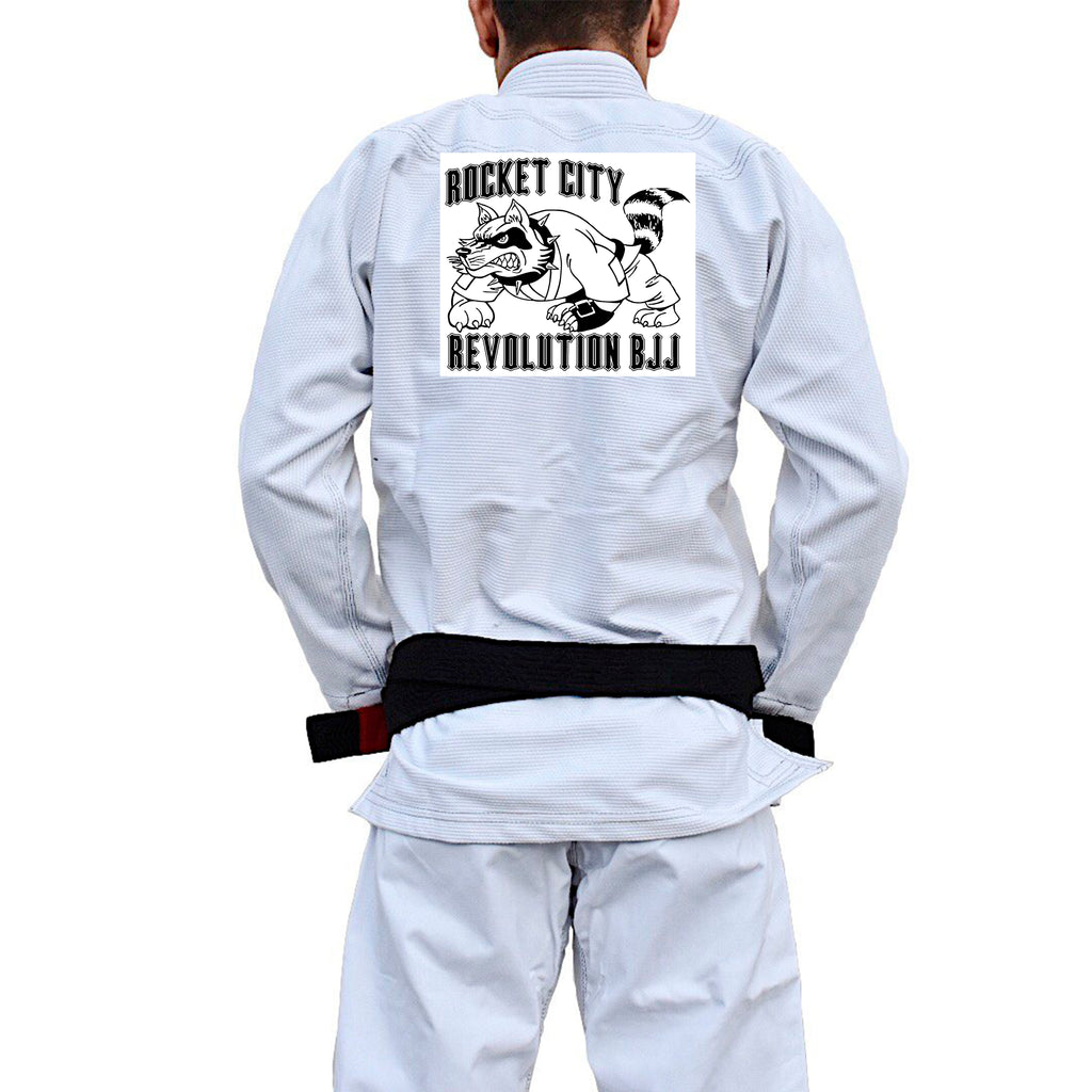 Rocket City Revolution BJJ Academy Adults Gi - White #1423 A