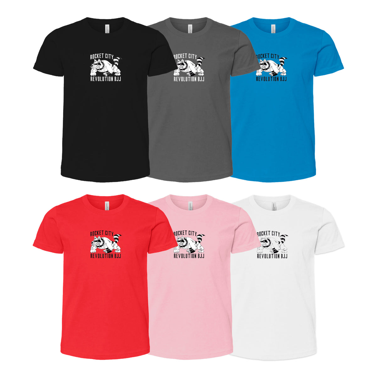 Rocket City Revolution BJJ Academy Kids Shirts #8274 A